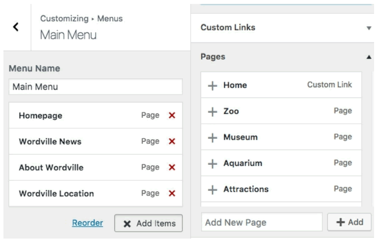 Pages and Child Pages in WordPress