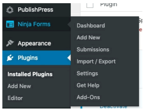 Installing a Contact Form Plugin in WordPress