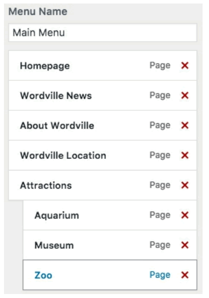 Pages and Child Pages in WordPress