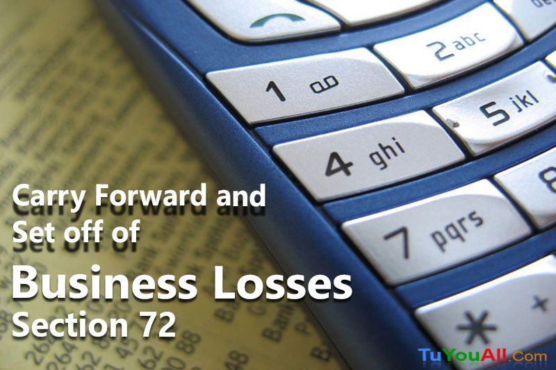 Carry Forward and Set off of Business Losses