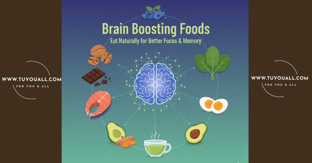 Brain Boosting Foods: Eat Your Way to Better Focus & Memory (Naturally!)