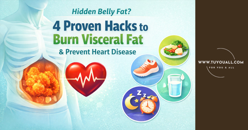 Hidden Belly Fat 4 Proven Hacks to Burn Visceral Fat Prevent Heart Disease 1