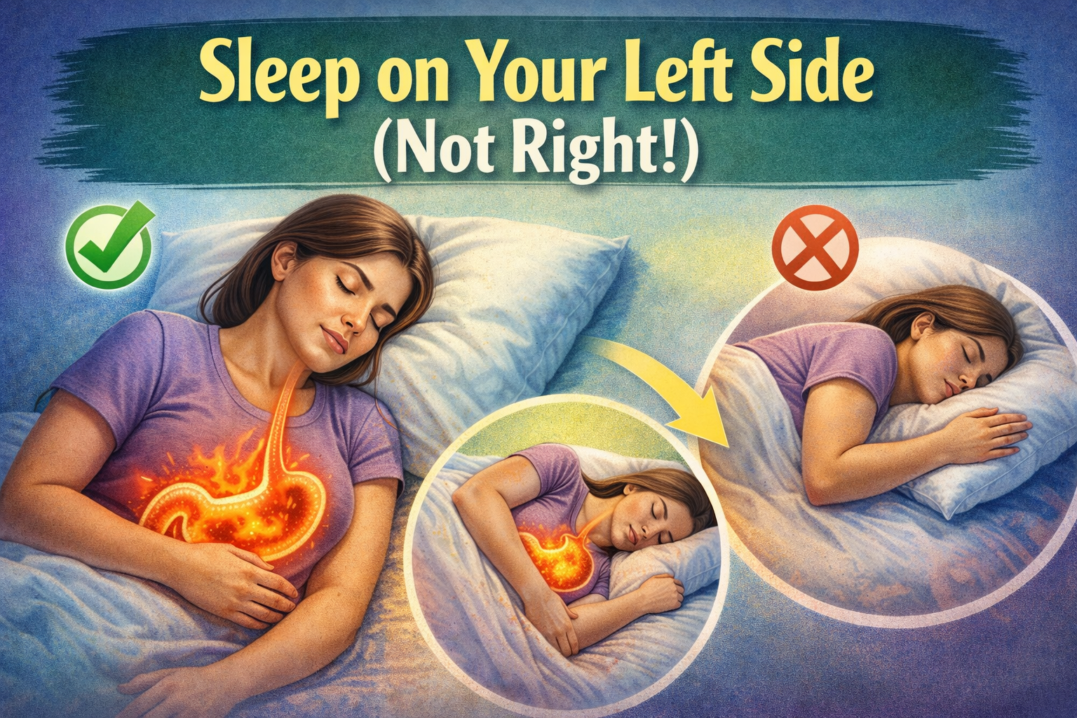 Sleep on Your Left Side Not Right