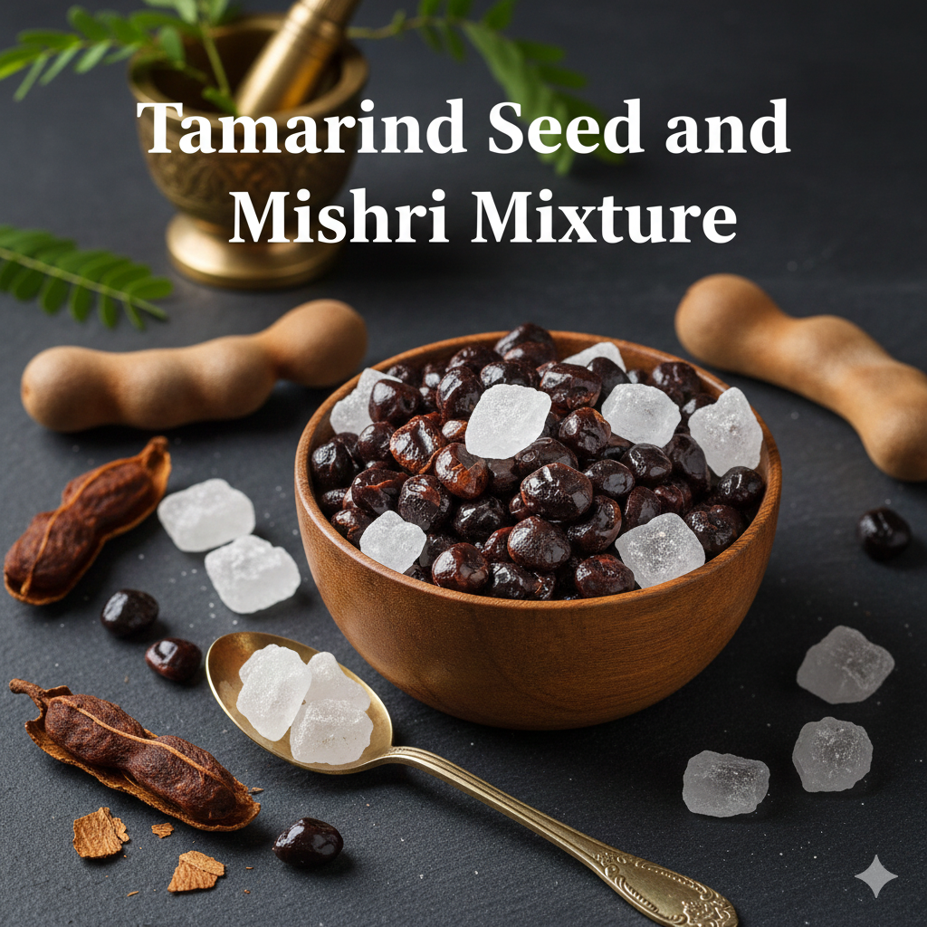 Tamarind Seed and Mishri Rock Sugar Tamarind Seed and Mishri Rock Sugar