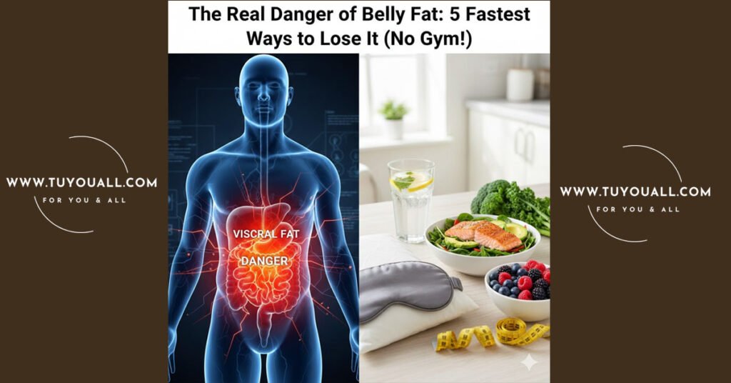The Real Danger of Belly Fat 5 Fastest Ways to Lose It No Gym
