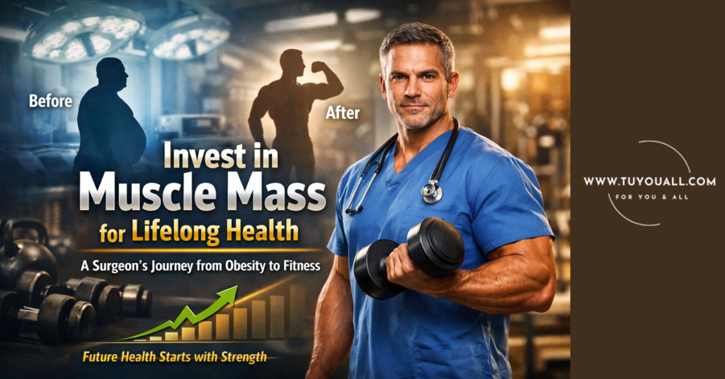 Why Muscle Mass Is the Best Investment for Your Future Health: A Surgeon's Journey from Obesity to Fitness