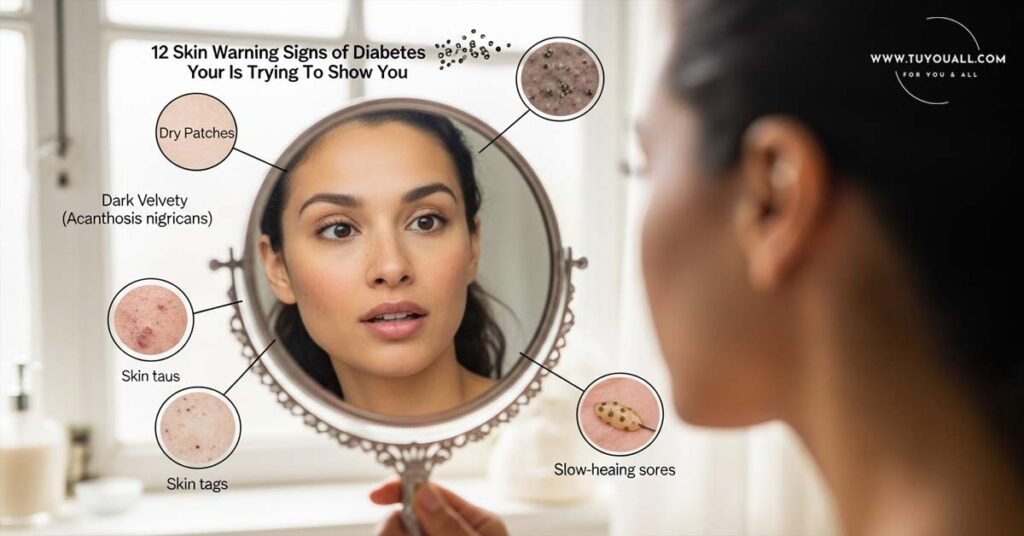 12 Warning Skin Signs of Diabetes Your Mirror Is Trying to Show You 12 Warning Skin Signs of Diabetes Your Mirror Is Trying to Show You