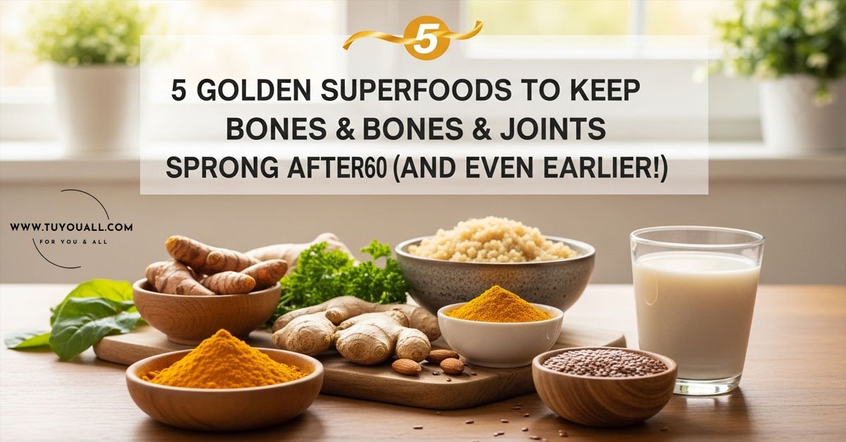 5 Golden Superfoods to Keep Your Bones & Joints Strong After 60 (And Even Earlier)