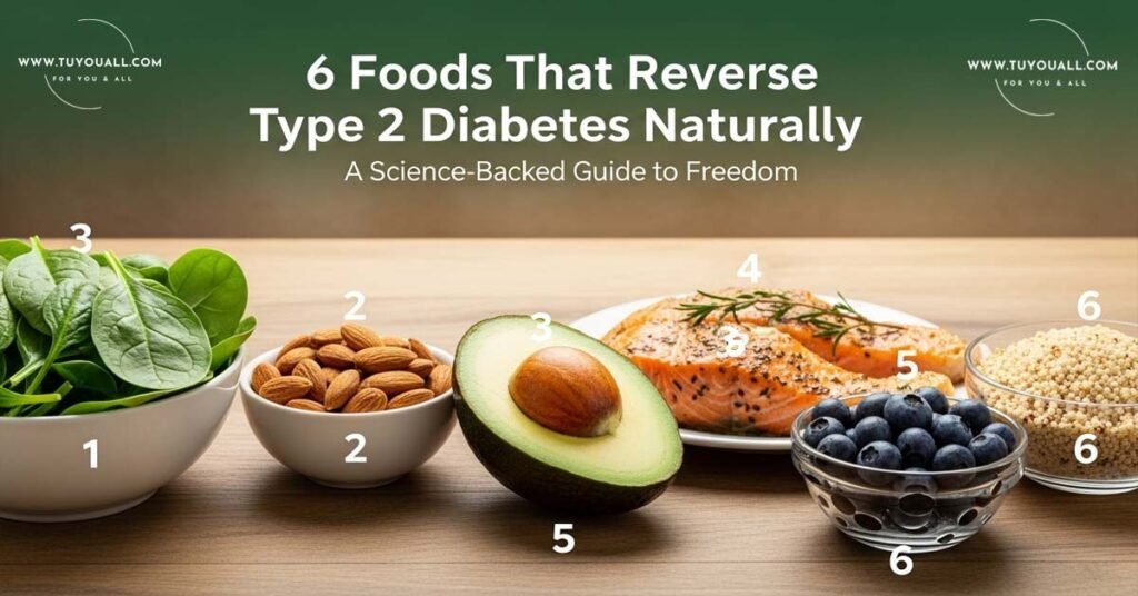 6 Foods That Reverse Type 2 Diabetes Naturally A Science Backed Guide to Freedom 6 Foods That Reverse Type 2 Diabetes Naturally: A Science-Backed Guide to Freedom