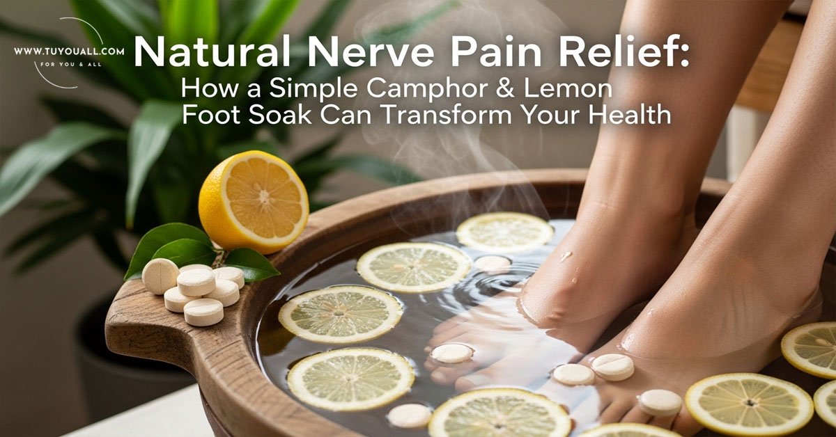 Natural Nerve Pain Relief How a Simple Camphor Lemon Foot Soak Can Transform Your Health Natural Nerve Pain Relief- How a Simple Camphor & Lemon Foot Soak Can Transform Your Health