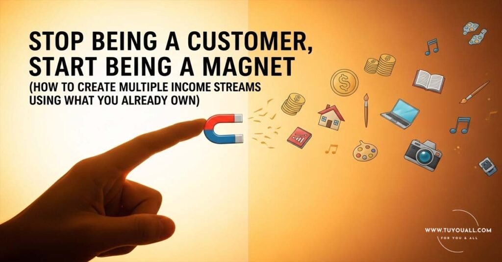 Stop Being a Customer, Start Being a Magnet (How to Create Multiple Income Streams Using What You Already Own)