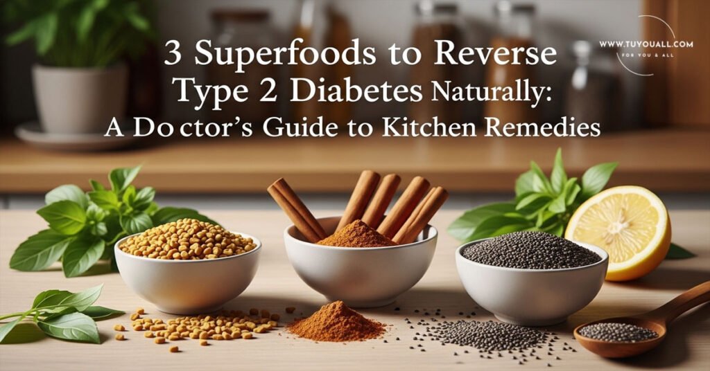 3 Superfoods to Reverse Type 2 Diabetes Naturally A Doctors Guide to Kitchen Remedies 3 Superfoods to Reverse Type 2 Diabetes Naturally- A Doctors Guide to Kitchen Remedies
