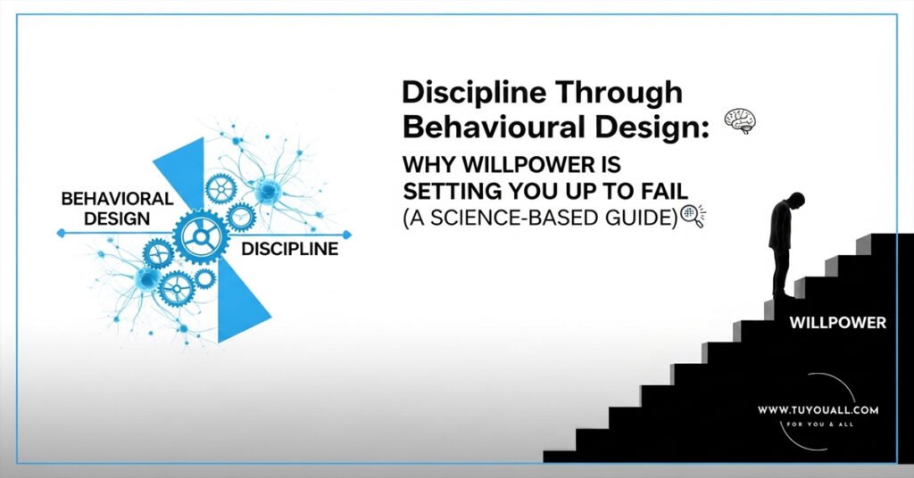 Discipline Through Behavioural Design Why Willpower Is Setting You Up to Fail A Science Based Guide Discipline Through Behavioural Design- Why Willpower Is Setting You Up to Fail (A Science-Based Guide)