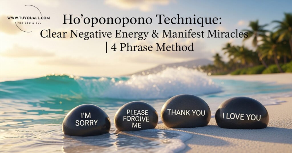 Ho oponopono Technique- Clear Negative Energy & Manifest Miracles [4 Phrase Method