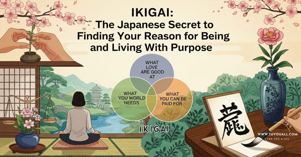 IKIGAI The Japanese Secret to Finding Your Reason for Being and Living With Purpose IKIGAI- The Japanese Secret to Finding Your Reason for Being and Living With Purpose