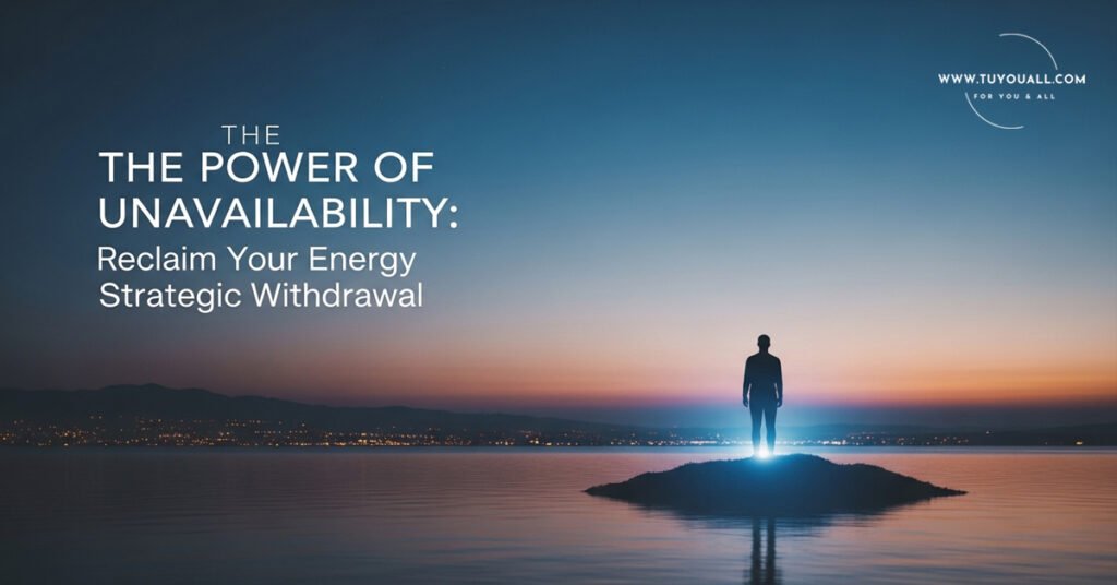 The Power of Unavailability Reclaim Your Energy Through Strategic Withdrawal The Power of Unavailability- Reclaim Your Energy Through Strategic Withdrawal