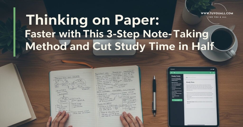 Thinking on Paper- Learn Faster with This 3-Step Note-Taking Method and Cut Study Time in Half