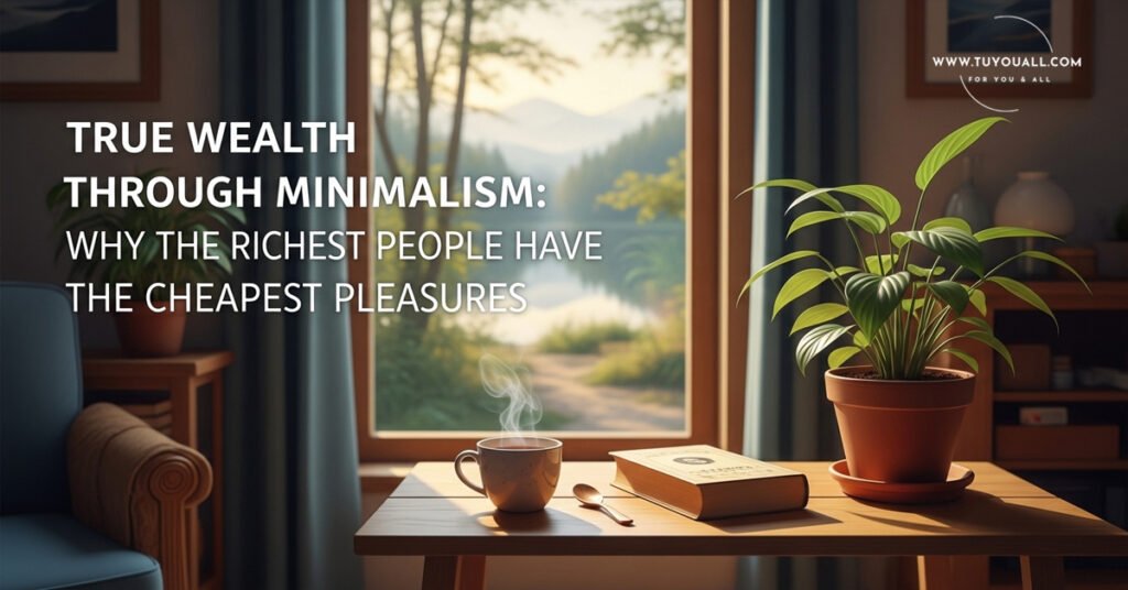 True Wealth Through Minimalism Why the Richest People Have the Cheapest Pleasures True Wealth Through Minimalism- Why the Richest People Have the Cheapest Pleasures