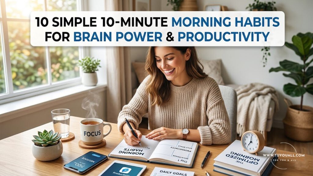 10 Simple 10-Minute Morning Habits for Brain Power & Productivity