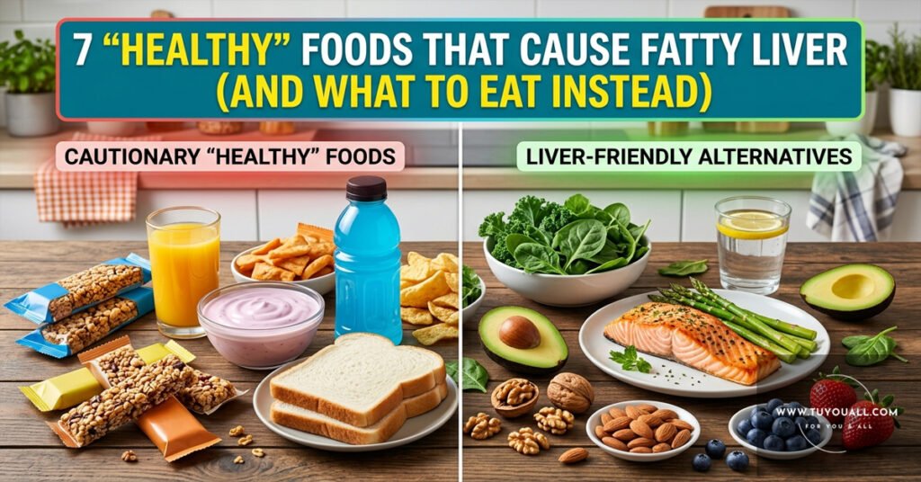 7 Healthy Foods That Cause Fatty Liver (And What to Eat Instead)