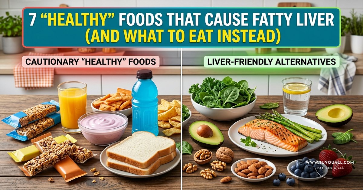 7 Healthy Foods That Cause Fatty Liver (And What to Eat Instead)