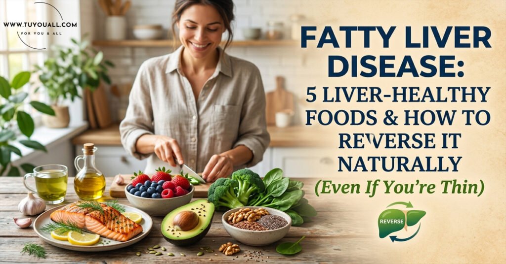 Fatty Liver Disease- 5 Liver-Healthy Foods & How to Reverse It Naturally