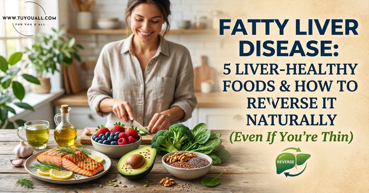Fatty Liver Disease- 5 Liver-Healthy Foods & How to Reverse It Naturally