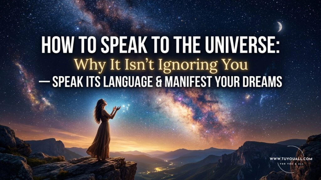 How to Speak to the Universe Why It Is not Ignoring You — Speak Its Language Manifest Your Dreams How to Speak to the Universe Why It Is not Ignoring You — Speak Its Language Manifest Your Dreams