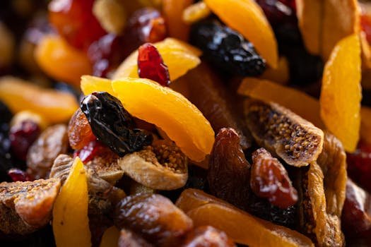 Dried Fruit and Sweetened Trail Mix