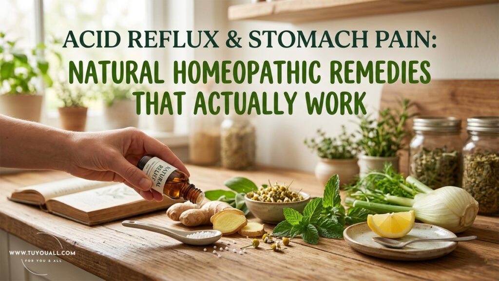 Acid Reflux & Stomach Pain: Natural Homeopathic Remedies That Actually Work