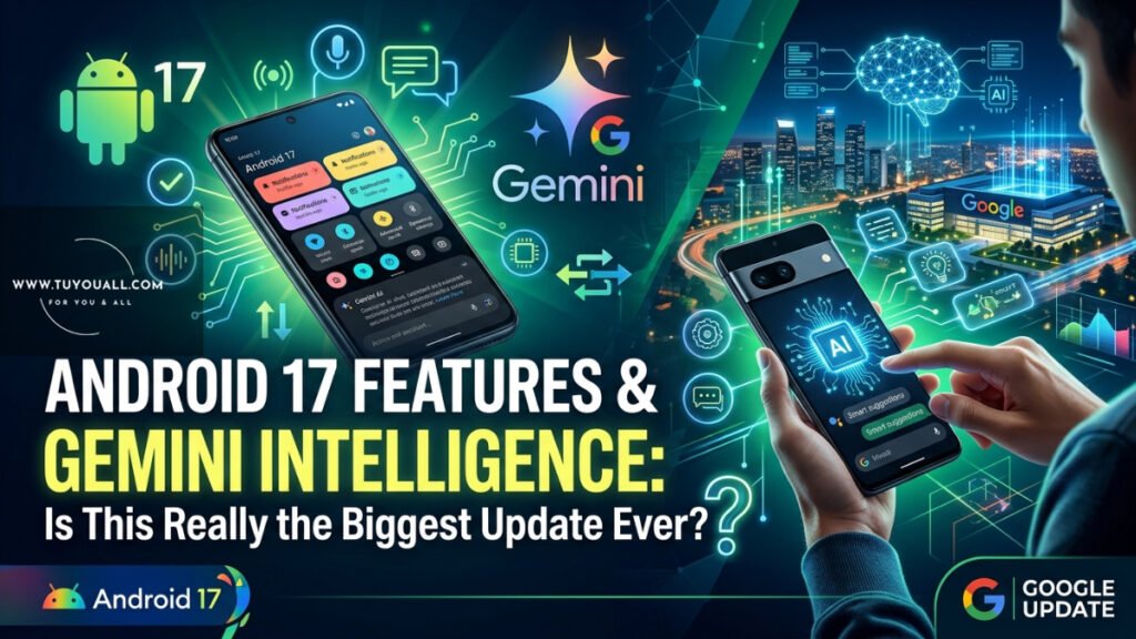 Android 17 Features & Gemini Intelligence- Is This Really the Biggest Update Ever