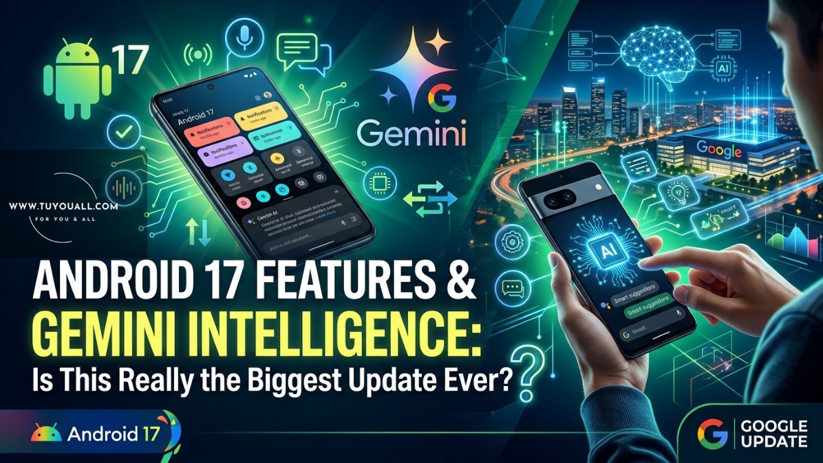 Android 17 Features & Gemini Intelligence- Is This Really the Biggest Update Ever