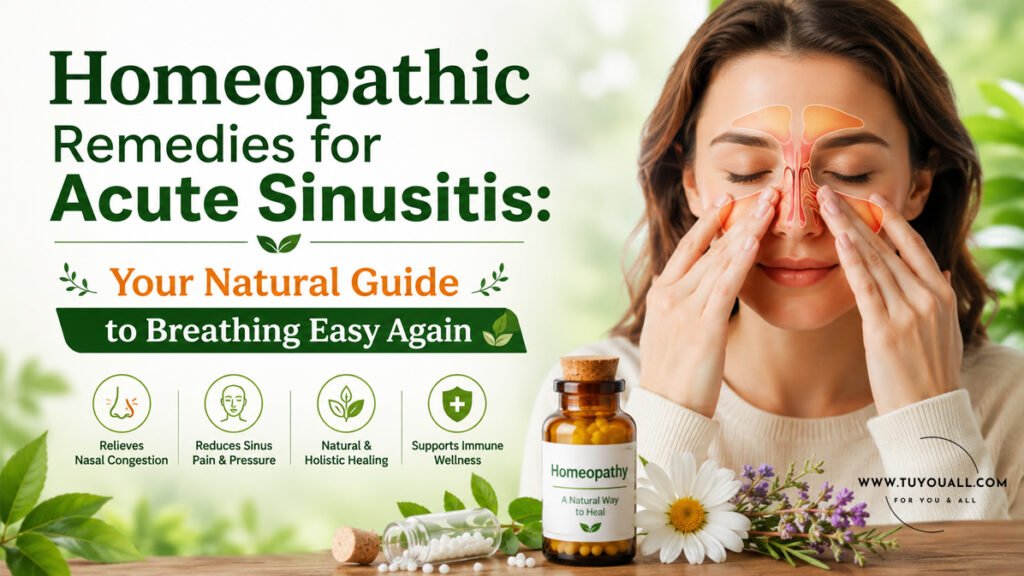 Homeopathic Remedies for Acute Sinusitis: Your Natural Guide to Breathing Easy Again