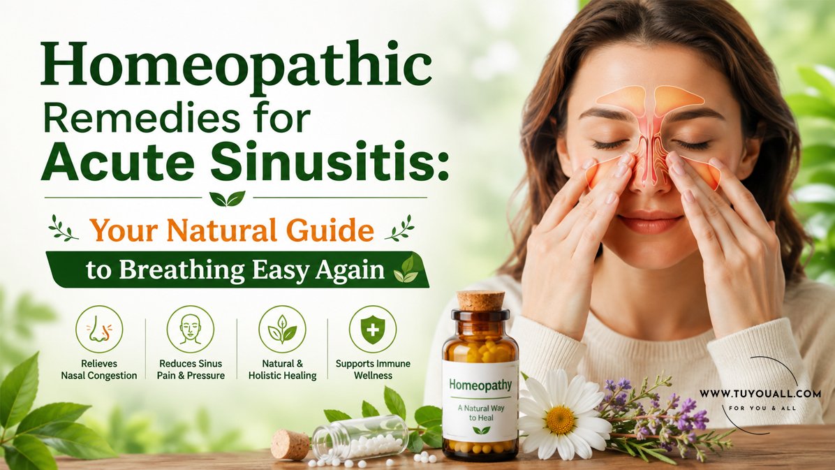 Homeopathic Remedies for Acute Sinusitis: Your Natural Guide to Breathing Easy Again