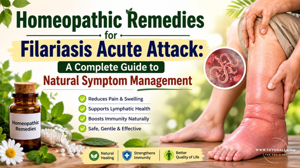 Homeopathic Remedies for Filariasis Acute Attack: A Complete Guide to Natural Symptom Management