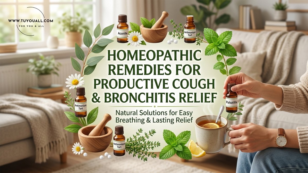 Homeopathic Remedies for Productive Cough & Bronchitis Relief: Your Natural Guide to Clearing Chest Congestion