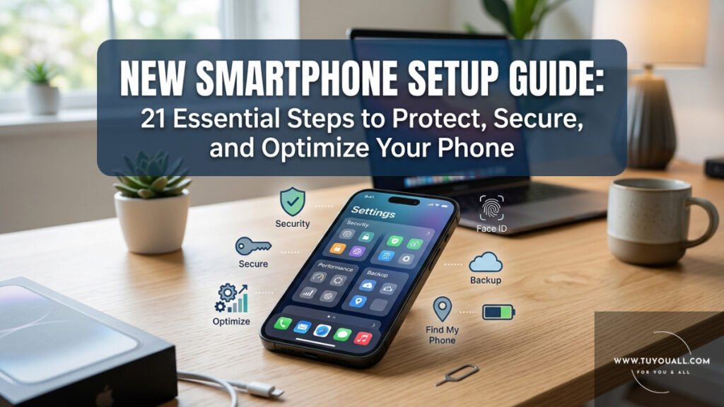 New Smartphone Setup Guide- 21 Essential Steps to Protect, Secure, and Optimize Your Phone