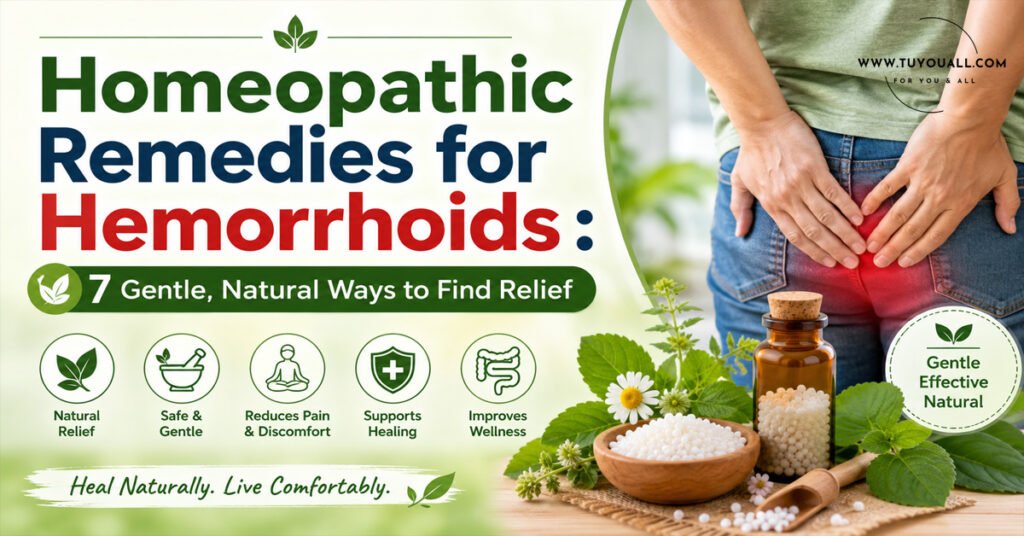 Homeopathic Remedies for Hemorrhoids (Piles) : 7 Gentle, Natural Ways to Find Relief