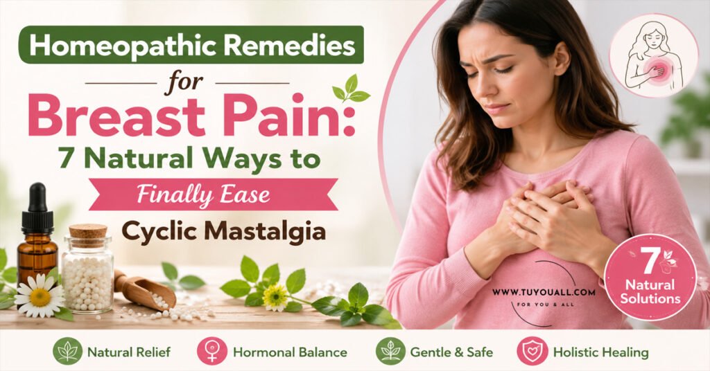 43 Homeopathic Remedies for Breast Pain 7 Natural Ways to Finally Ease Cyclic Mastalgia Homeopathic Remedies for Breast Pain: 7 Natural Ways to Finally Ease Cyclic Mastalgia