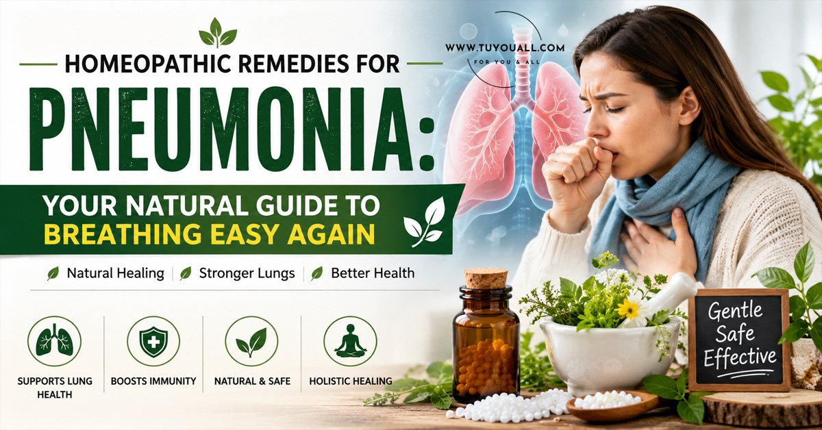 48 Homeopathic Remedies for Pneumonia Your Natural Guide to Breathing Easy Again Homeopathic Remedies for Pneumonia: Your Natural Guide to Breathing Easy Again